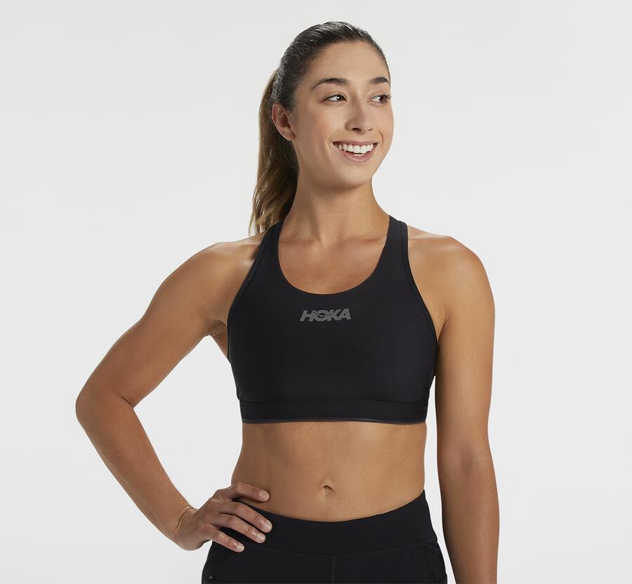 Hoka One One Bra Womens Black - Performance Sports - 03954TDSX